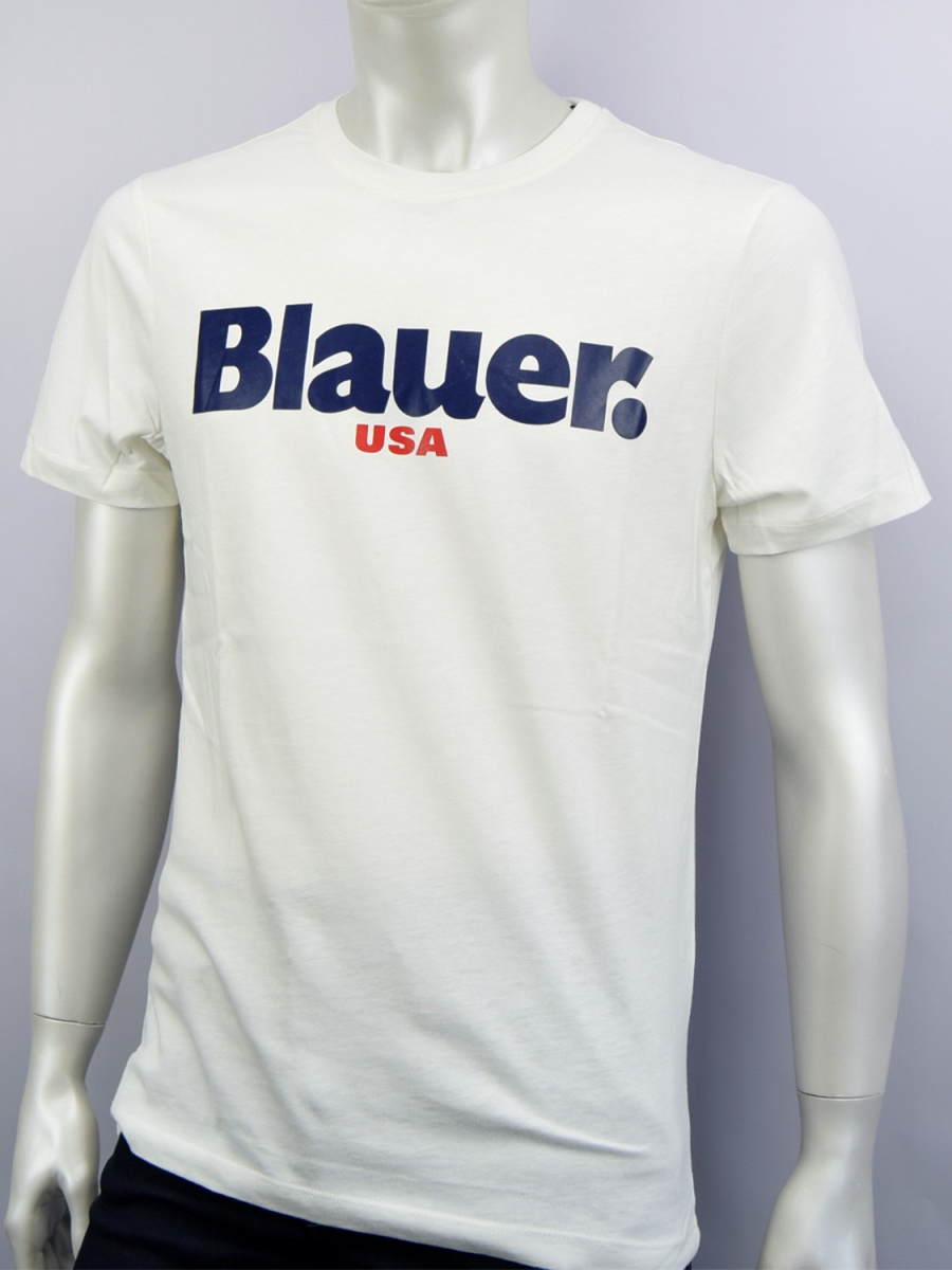 Blauer Usa T-shirt Uomo Bianca Serie Fall/Winter