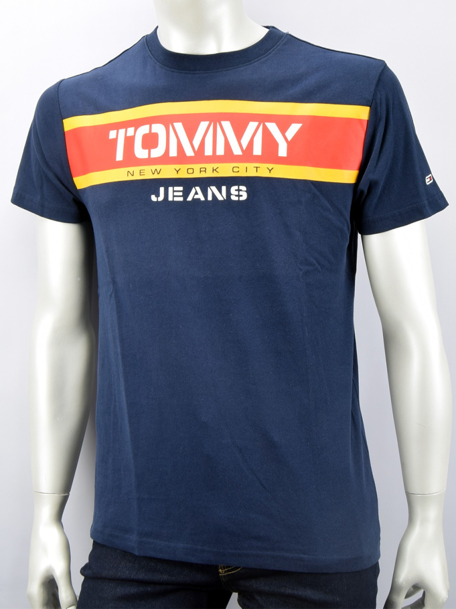 Tommy Jeans t-shirt DM0DM07434 CBK blu
