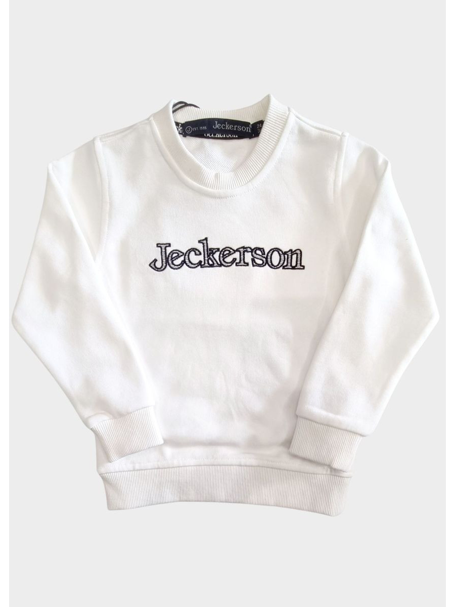 Jeckerson Abbigliamento   Felpa Bianco Bambini e ragazzi Cotone