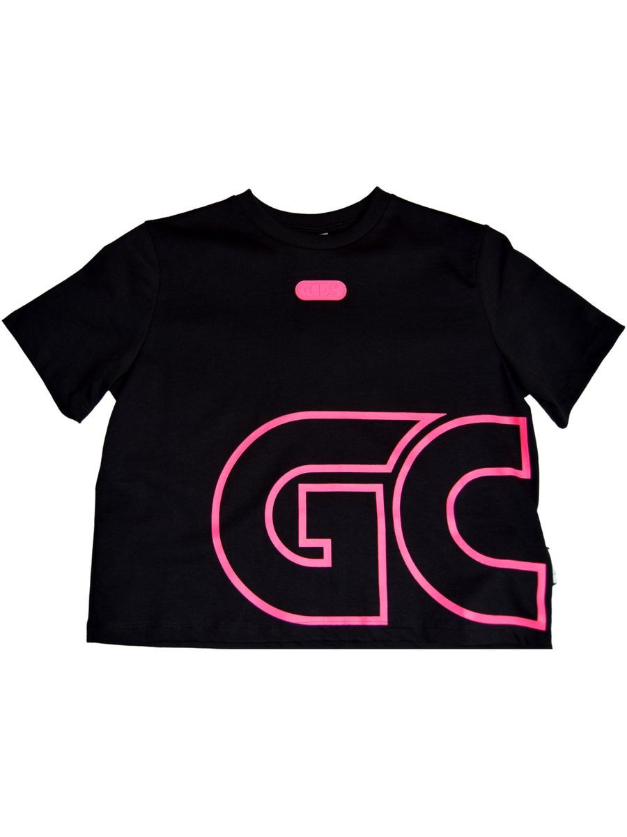 Gcds Abbigliamento T-Shirt e Polo Casual T-shirt Nero Bambine e ragazze Cotone