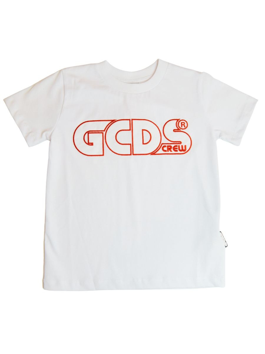 Gcds Abbigliamento T-Shirt e Polo Casual T-shirt Bianco Bambini e ragazzi Cotone