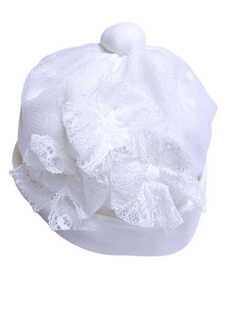 Aletta Abbigliamento Cappelli Elegante Cappello Bianco Bimba Cotone
