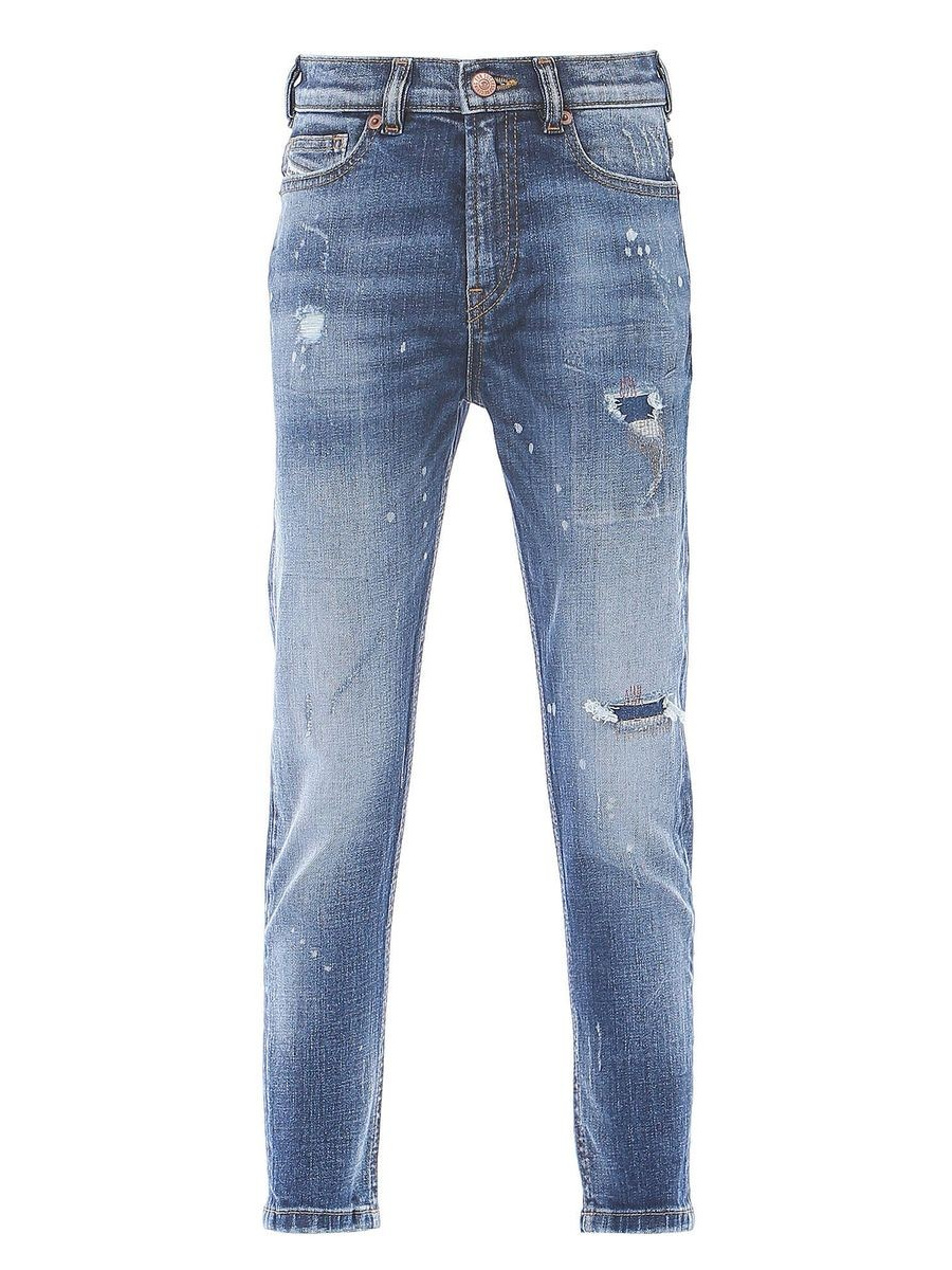 Diesel Abbigliamento Pantaloni Casual Jeans Blu Bambini e ragazzi Cotone