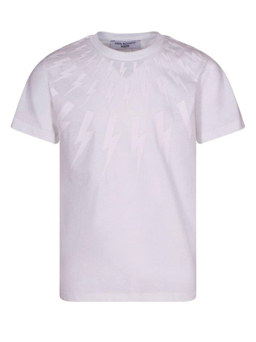 Neil barrett Abbigliamento T-Shirt e Polo  T-shirt Bianco Bambini e ragazzi Cotone