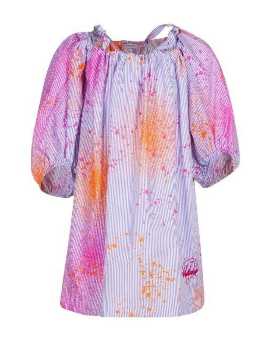 Pinko Abbigliamento Abiti Casual Abito Multicolore Bambine e ragazze Cotone