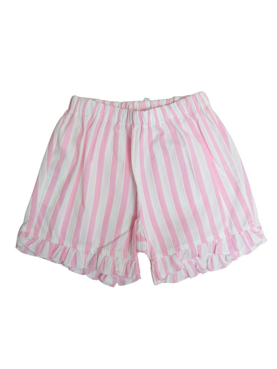 Aletta Abbigliamento Pantaloni Casual Short Rosa Bimba Cotone
