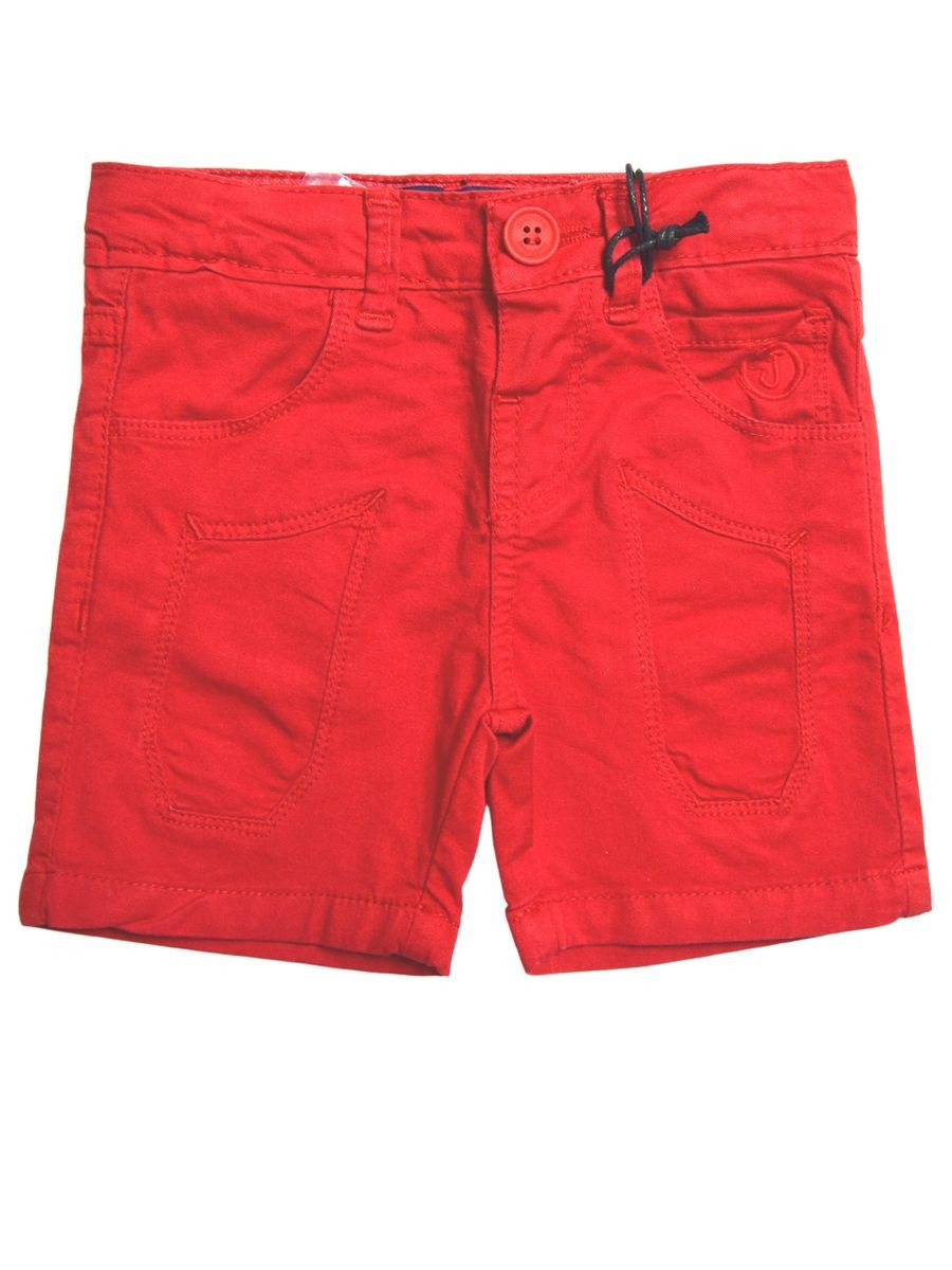 Jeckerson Abbigliamento Pantaloncini Casual Bermuda Rosso Bimbo Cotone
