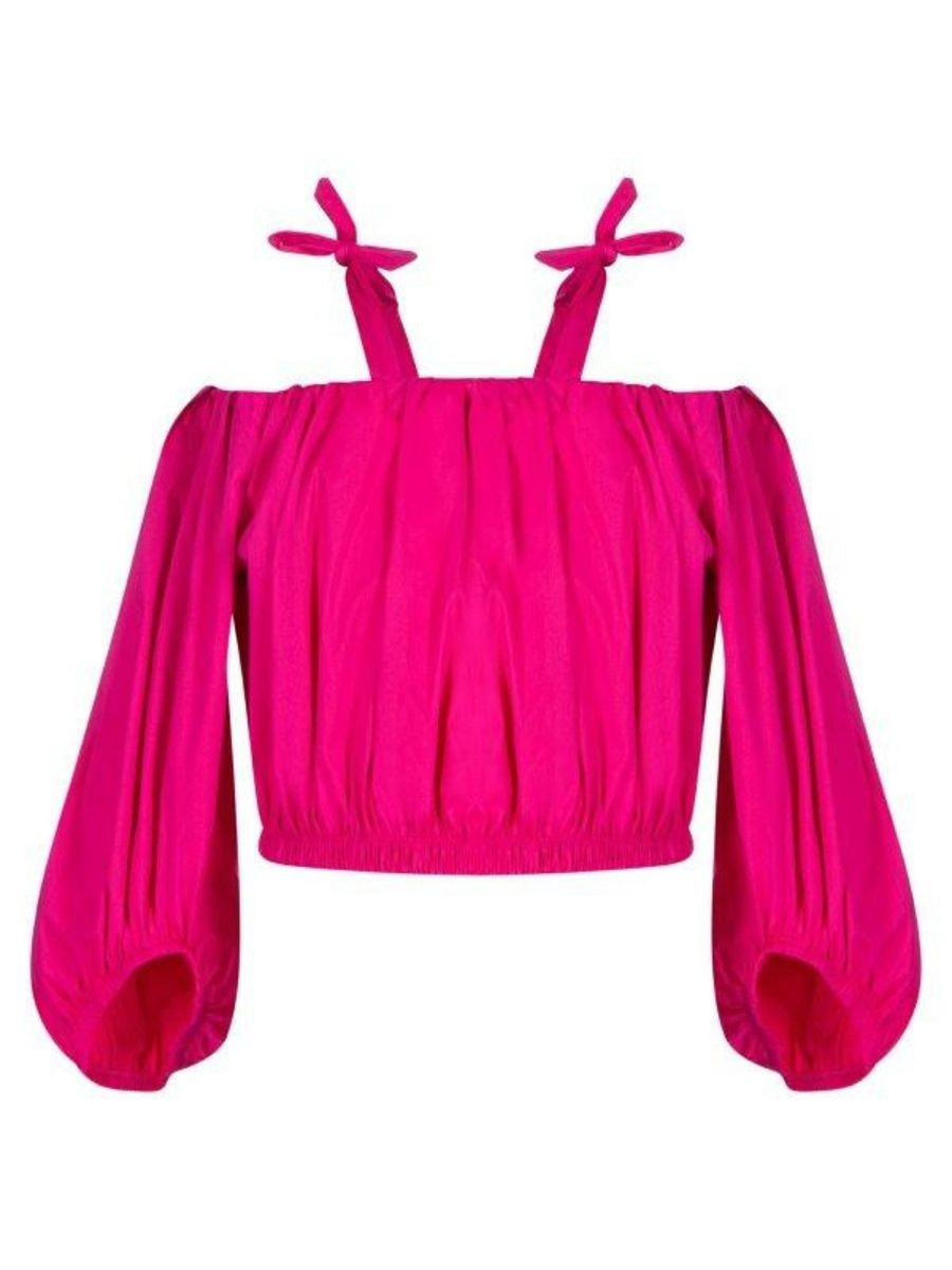 Pinko Abbigliamento Camicie Casual Blusa Rosa Bambine e ragazze Cotone