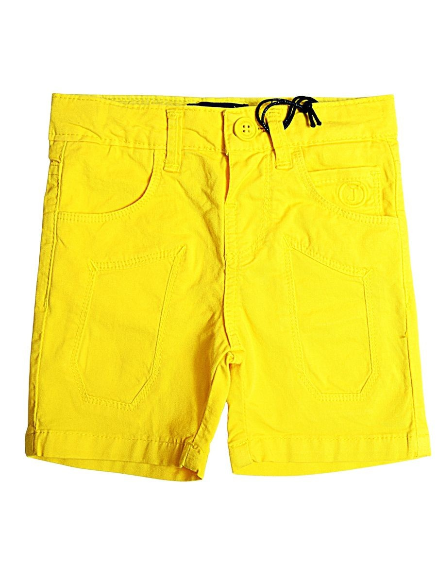 Jeckerson Abbigliamento Pantaloncini Casual Bermuda Giallo Bimbo Cotone