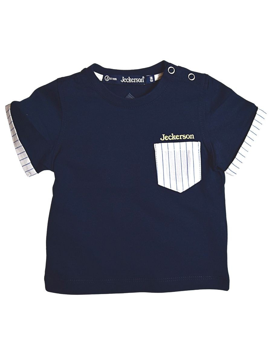 Jeckerson Abbigliamento T-Shirt e Polo Casual T-shirt Blu Bimbo Cotone