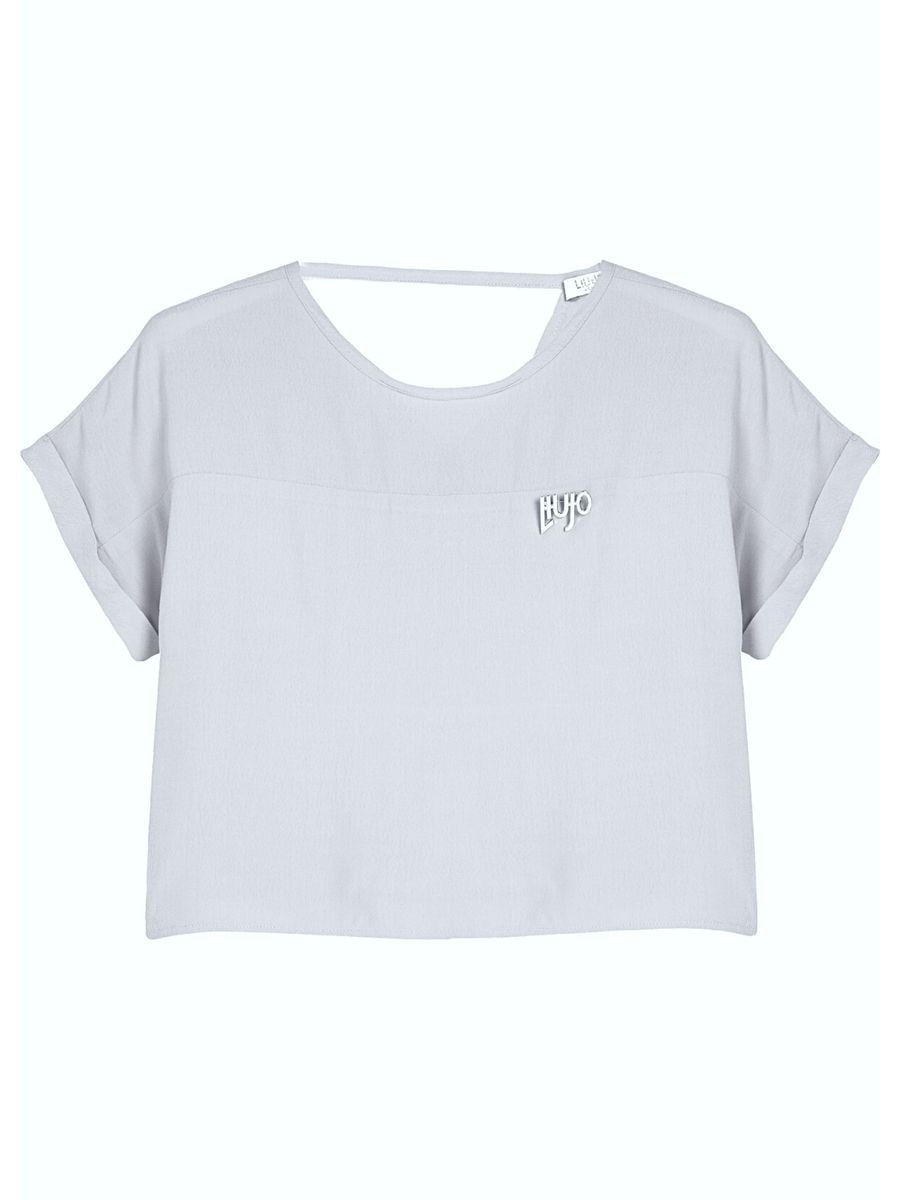 Liu jo Abbigliamento T-Shirt e Polo  Top Bianco Bambine e ragazze Viscosa
