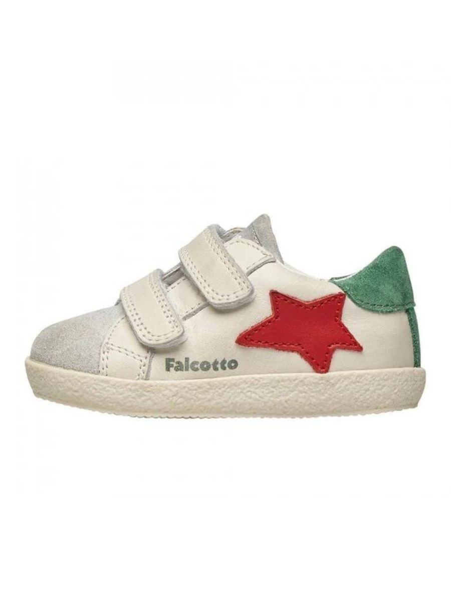 Falcotto Calzature Scarpe Sportivo Sneakers Bianco Unisex bambino Pelle