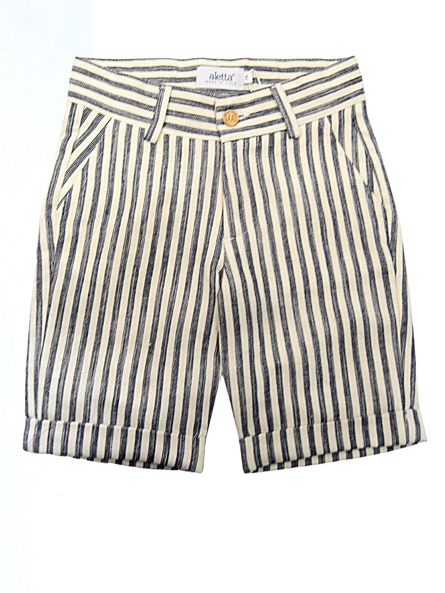 Aletta Abbigliamento Pantaloncini Casual Bermuda Multicolore Bimbo Lino