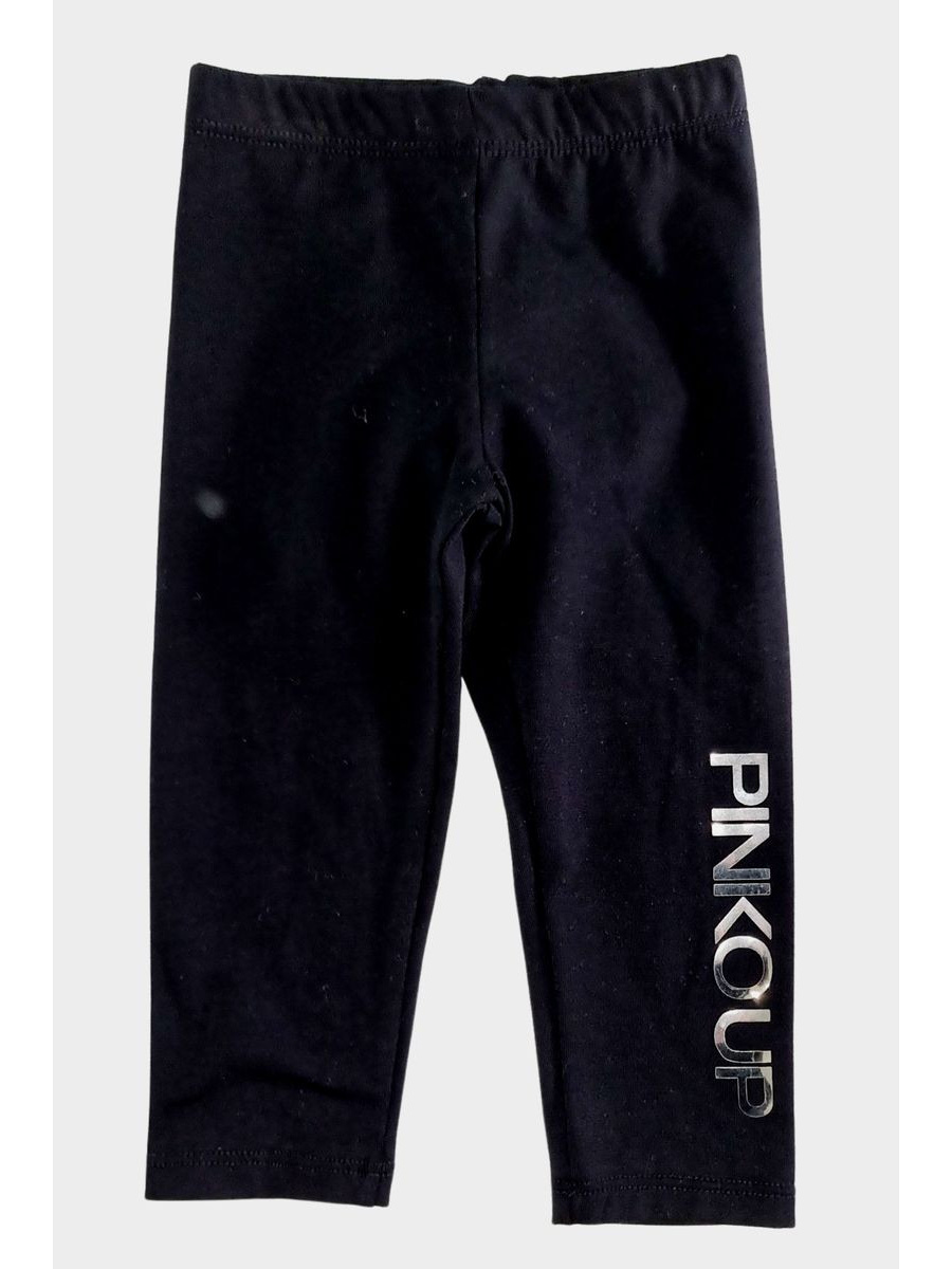 Pinko Abbigliamento Pantaloni Casual Leggings Nero Bimba Cotone