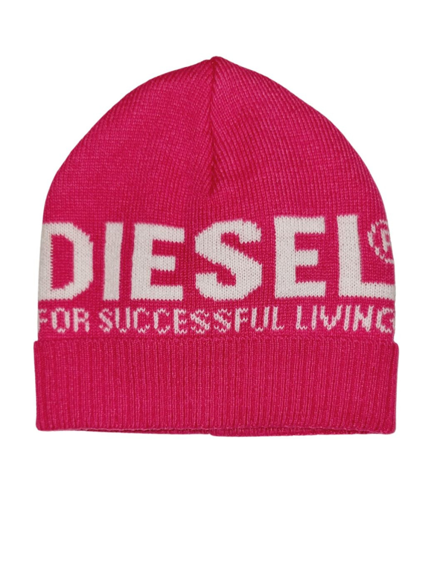 Diesel Abbigliamento Cappelli Casual Berretto invernale Fucsia Unisex bambino Acrilico