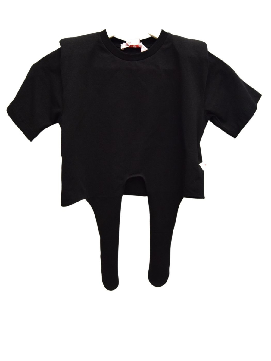 Kontatto Abbigliamento T-Shirt e Polo Casual T-shirt Nero Bambine e ragazze Cotone