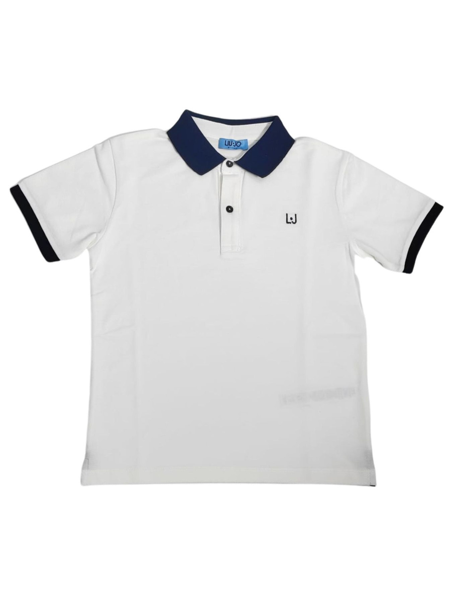 Liu jo Abbigliamento T-Shirt e Polo Casual Polo Bianco Bambini e ragazzi Cotone