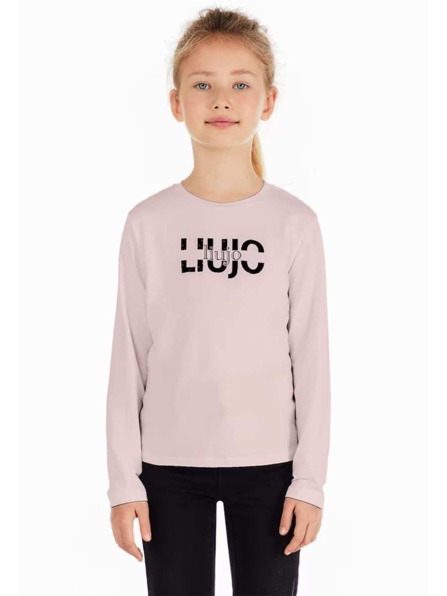 Liu jo Abbigliamento Maglieria Casual T-shirt Rosa Bambine e ragazze Cotone