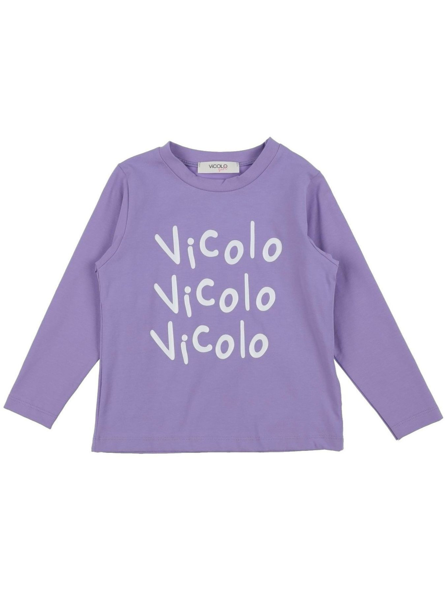 Vicolo Abbigliamento Maglieria Casual T-shirt Viola Bambine e ragazze Cotone