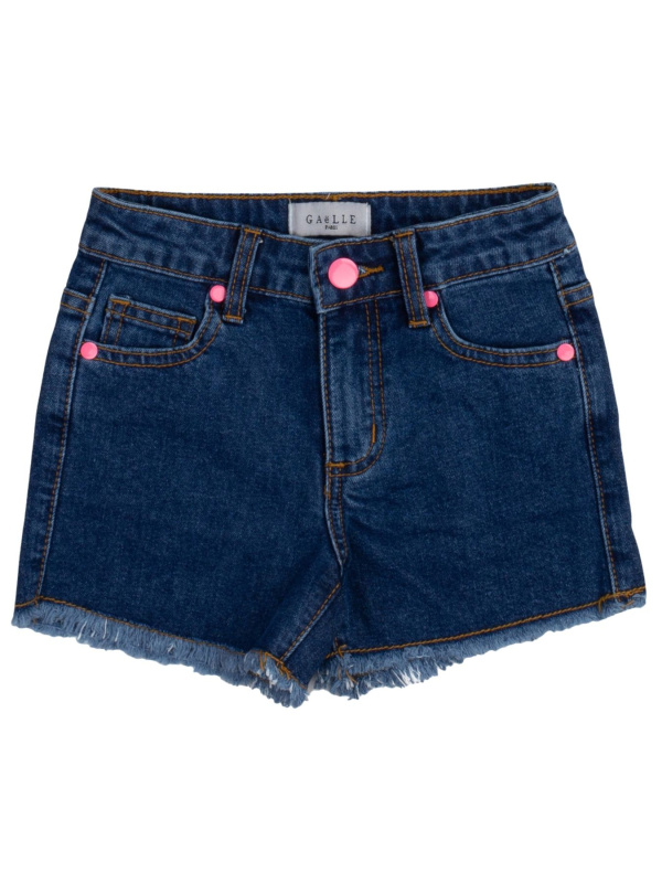 GAELLE Abbigliamento Pantaloncini Casual Jeans Blu Bambine e ragazze Cotone