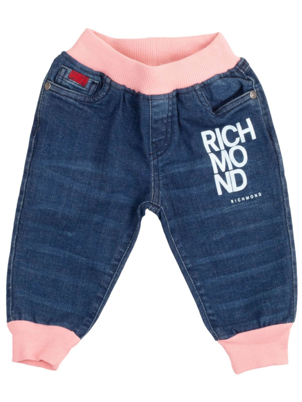 John richmond Abbigliamento Pantaloni Casual Jeans Blu Bimba Cotone
