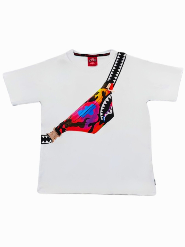 Sprayground Abbigliamento T-Shirt e Polo Casual T-shirt Bianco Bambini e ragazzi Cotone